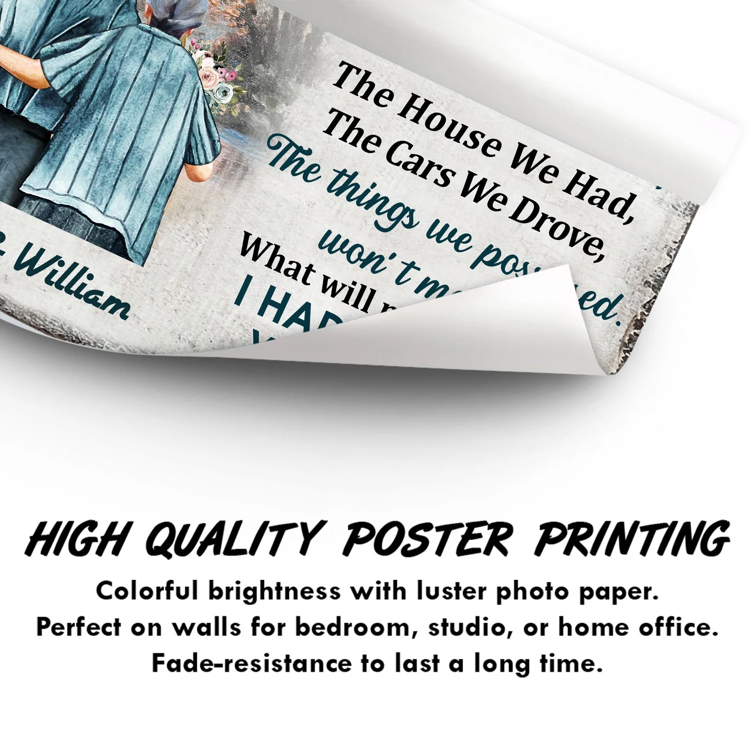 Personalized Family Old Couple When We Get Customized Poster - Image 3