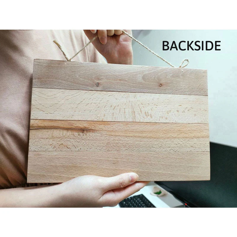 Personalized Family Old Couple When We Get Customized Wood Rectangle Sign - Image 4