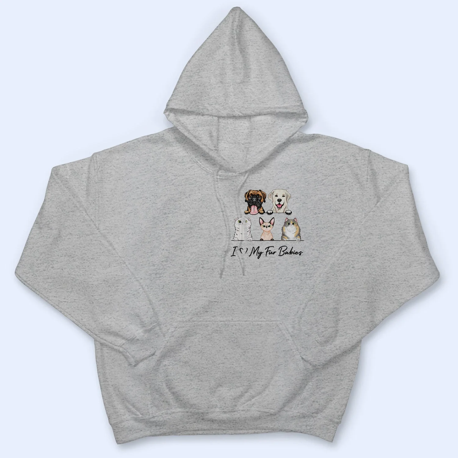 Pet Lovers Personal Stalkers - Personalized Custom T Shirt - Image 4