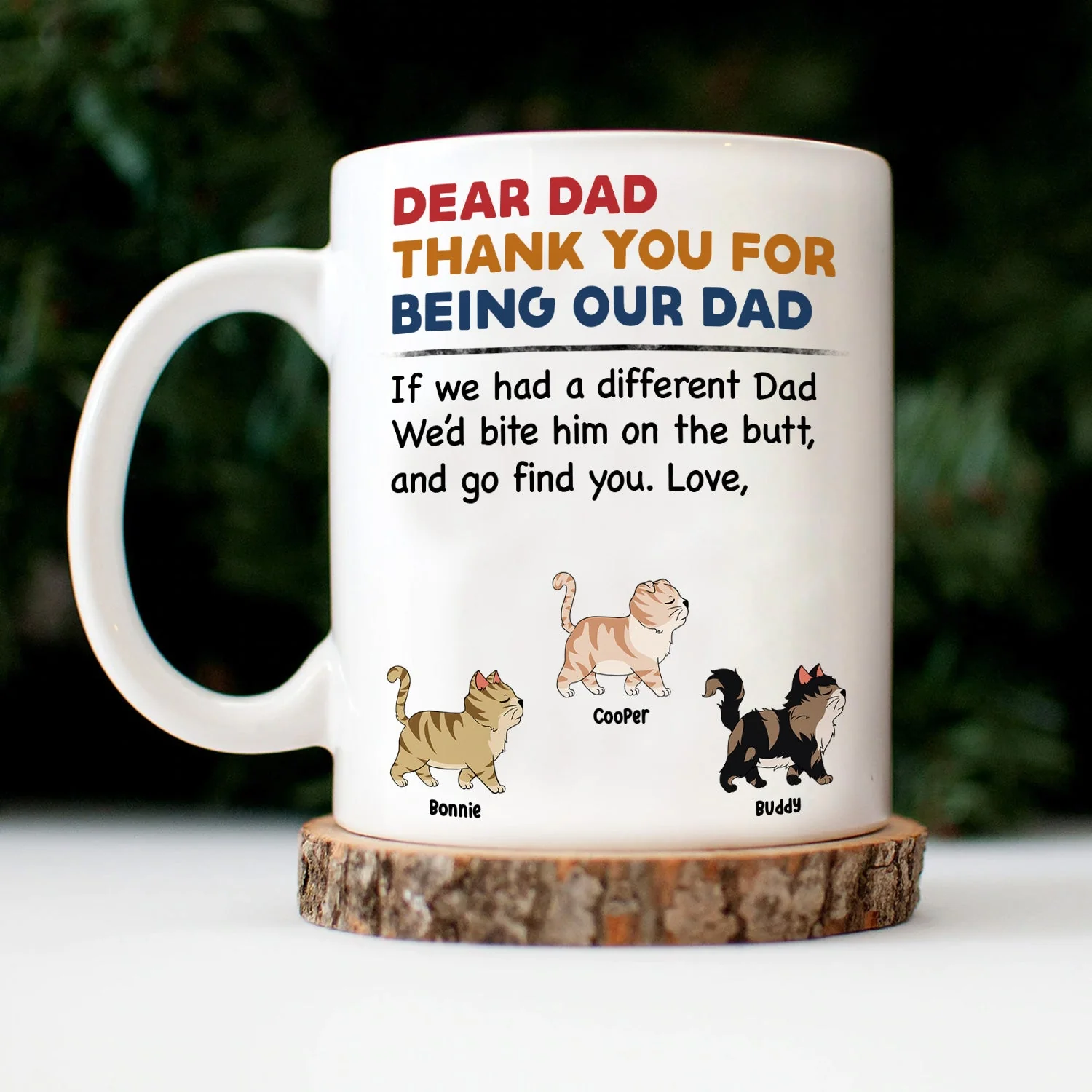 Pet Thank You For Being My Mom Dad - Funny Gift For Dog Lovers, Cat Lovers - Personalized Mug - Image 3