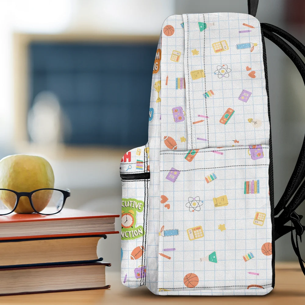 Play Is Learning - Personalized Canvas Backpack - Image 3