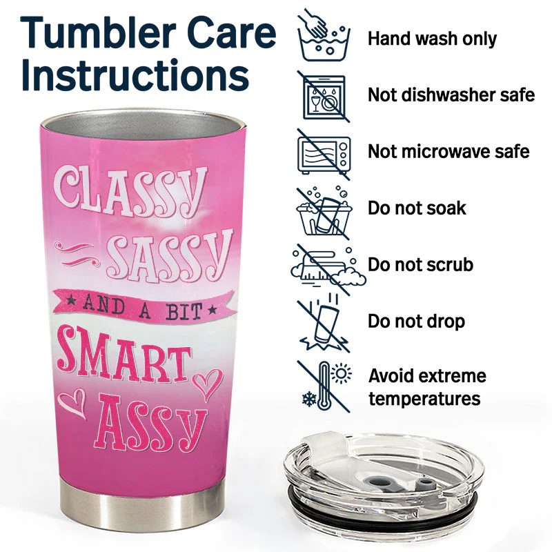 Pontoon Queen Classy - Personalized Custom Tumbler - Image 5