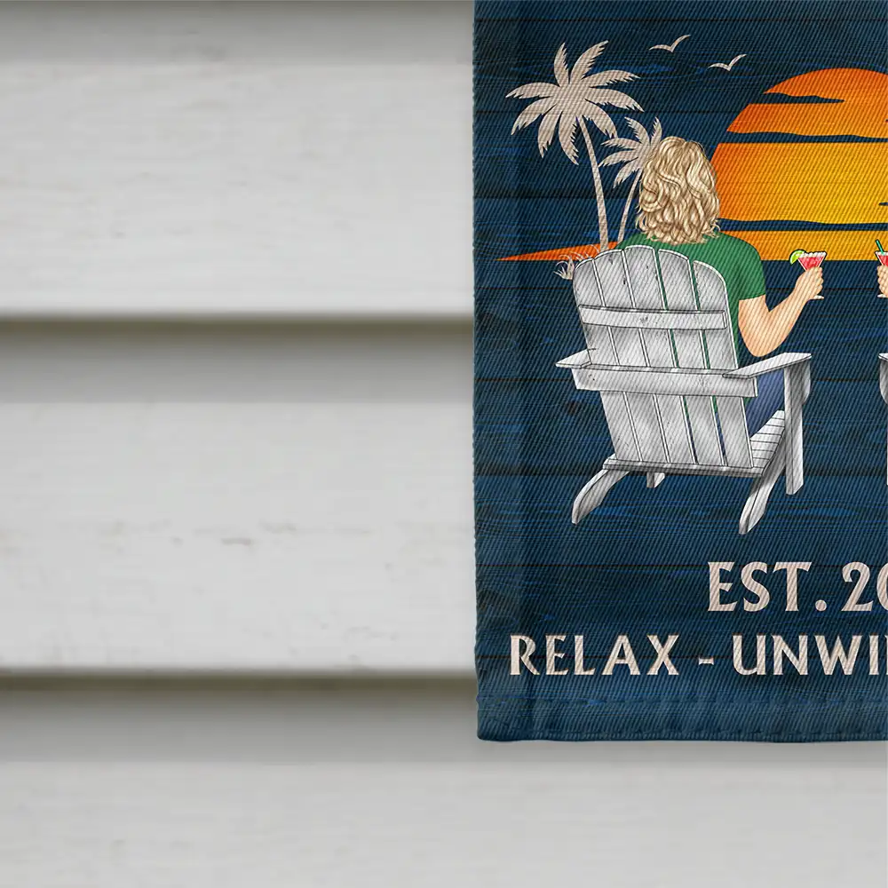 Poolside Paradise - Personalized Flag - Image 4
