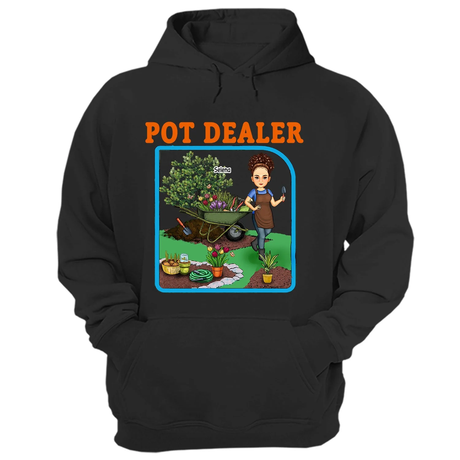 Pot Dealer - Gift For Gardening Lovers - Personalized T Shirt - Image 2