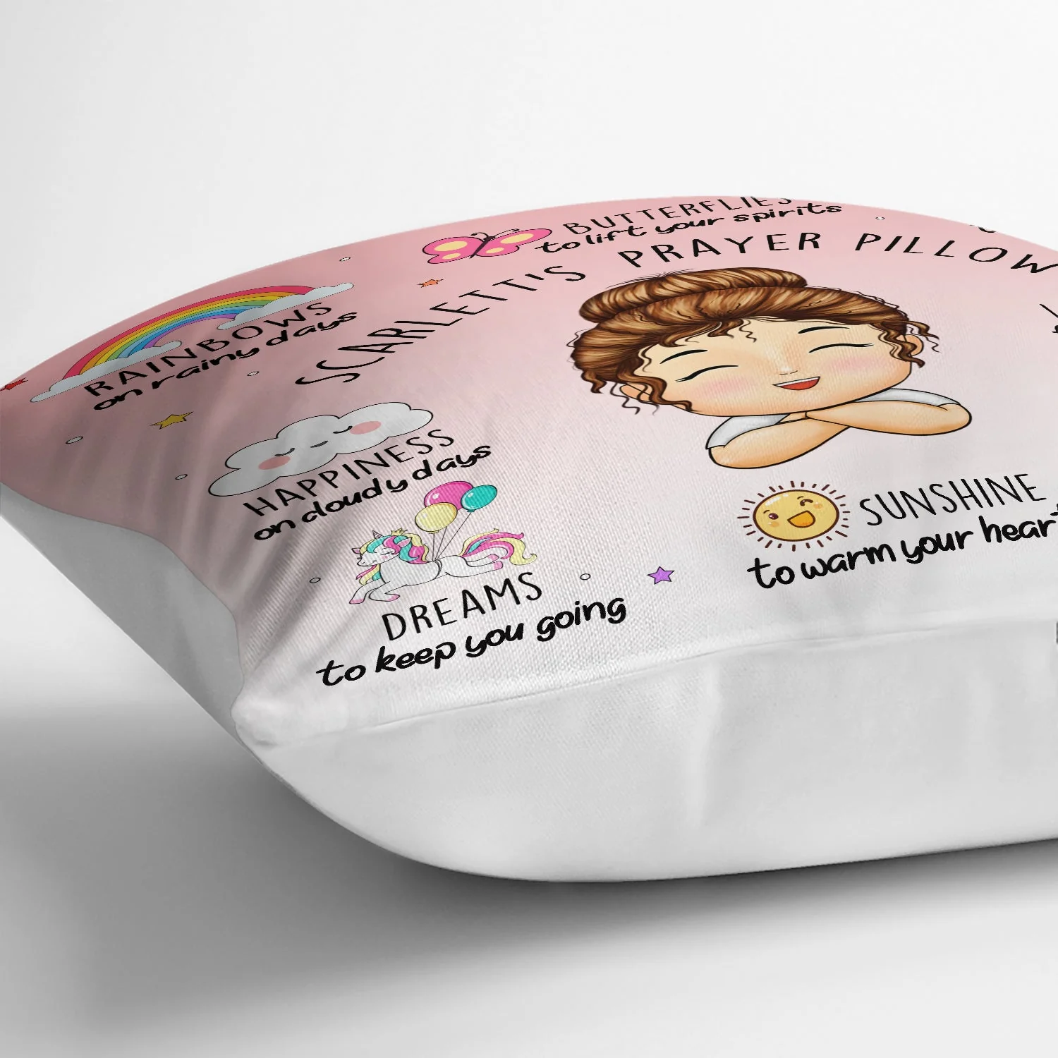 Prayer For Kid - Gift For Granddaughter, Daughter, Grandson, Son - Personalized Pillow - Image 3