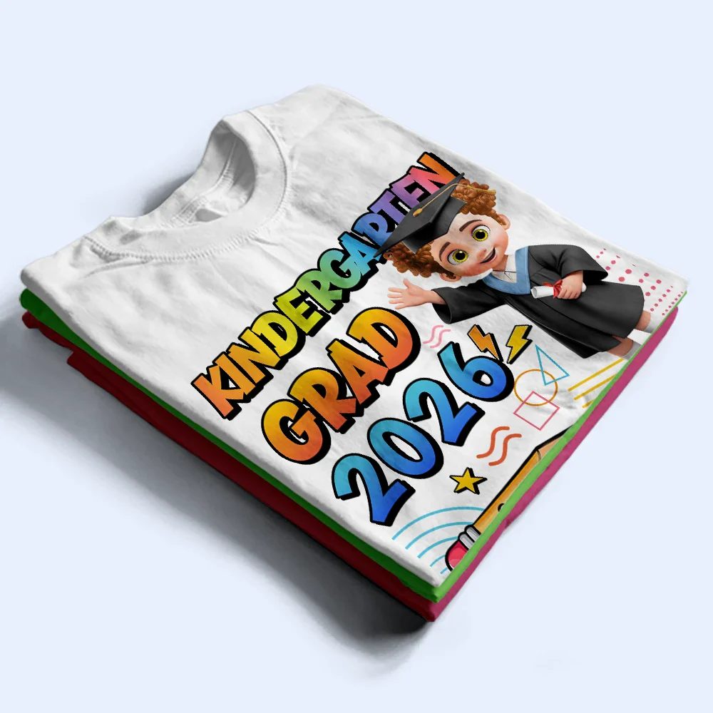 Preschool Kindergarten Graduation - Personalized T Shirt - Image 2