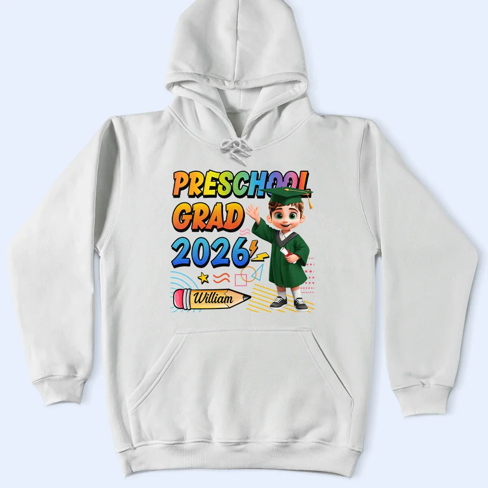 Preschool Kindergarten Graduation - Personalized T Shirt - Image 4
