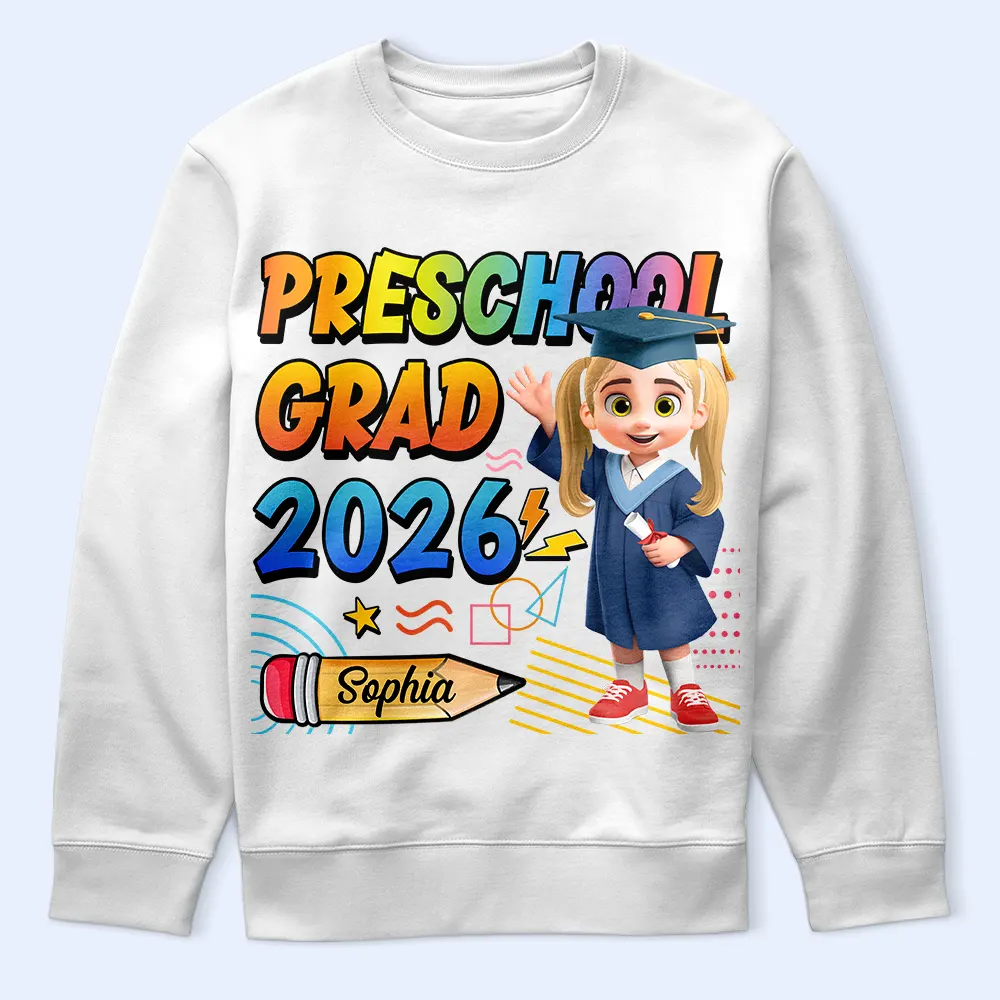 Preschool Kindergarten Graduation - Personalized T Shirt - Image 5