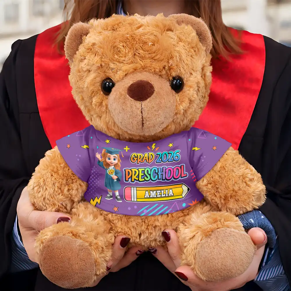 Preschool Kindergarten Graduation - Personalized Teddy Bear - Image 4
