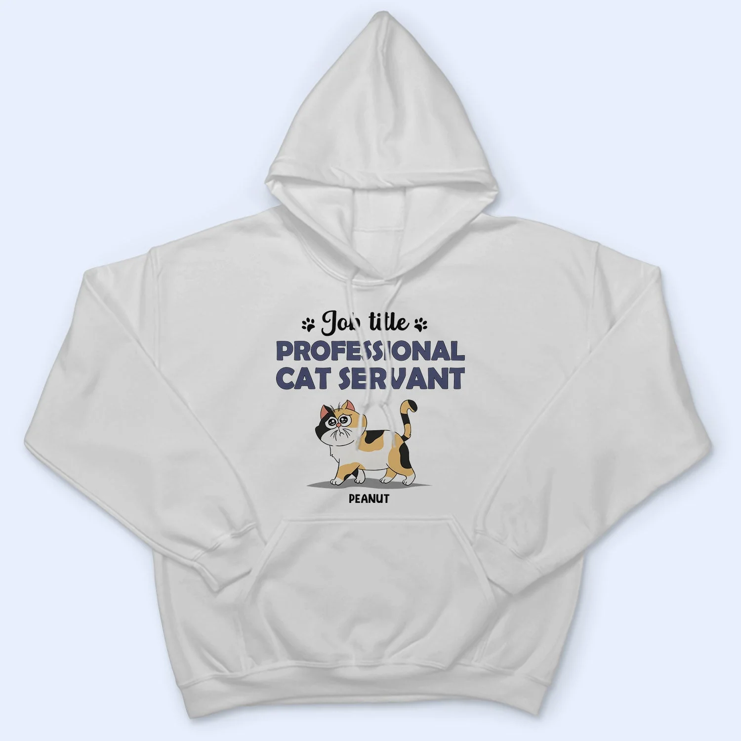 Professional Cat Servant Cartoon Cats Walking - Gift For Cat Lovers - Personalized T Shirt - Image 4
