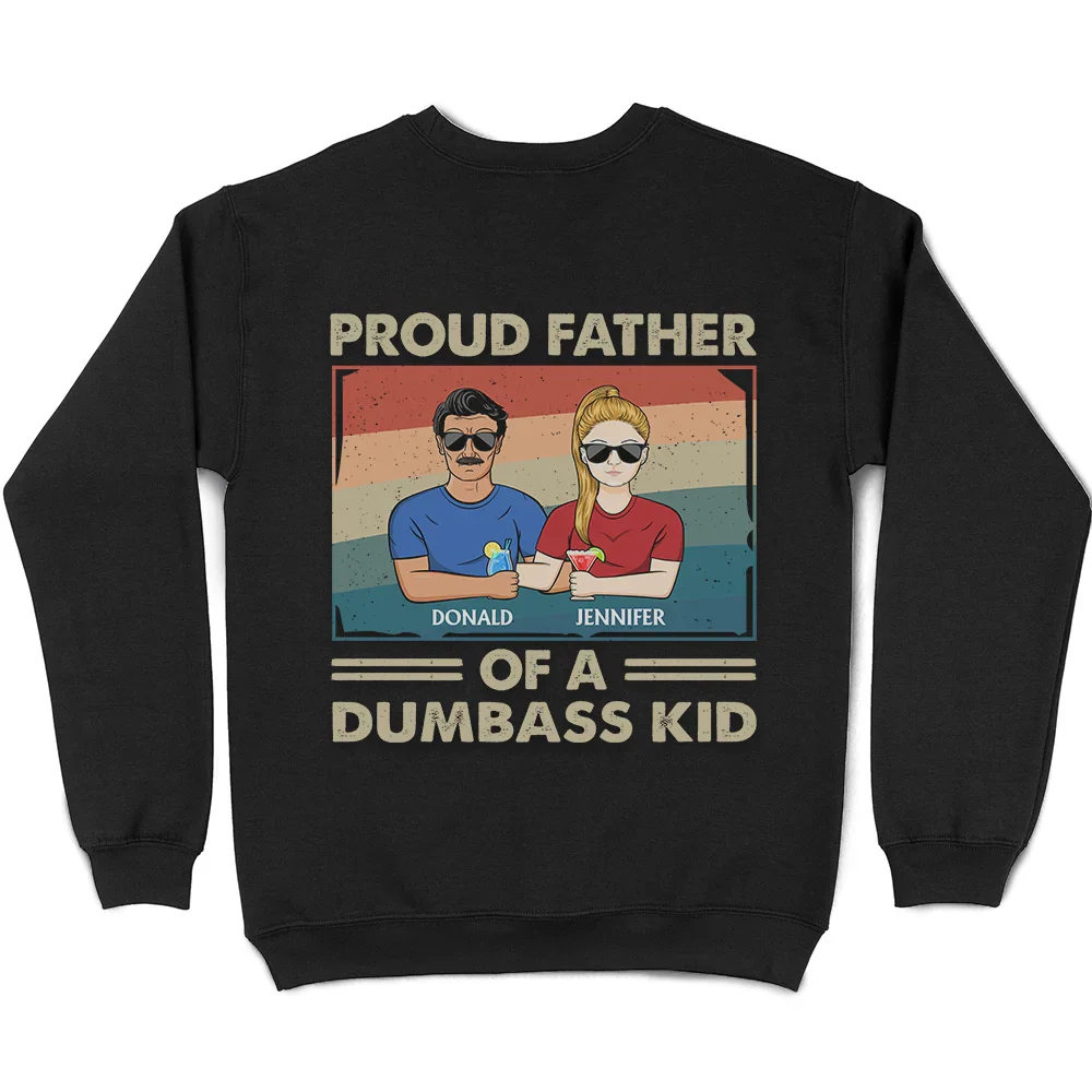 Proud Dad Of A Few Kids - Personalized T Shirt - Image 5