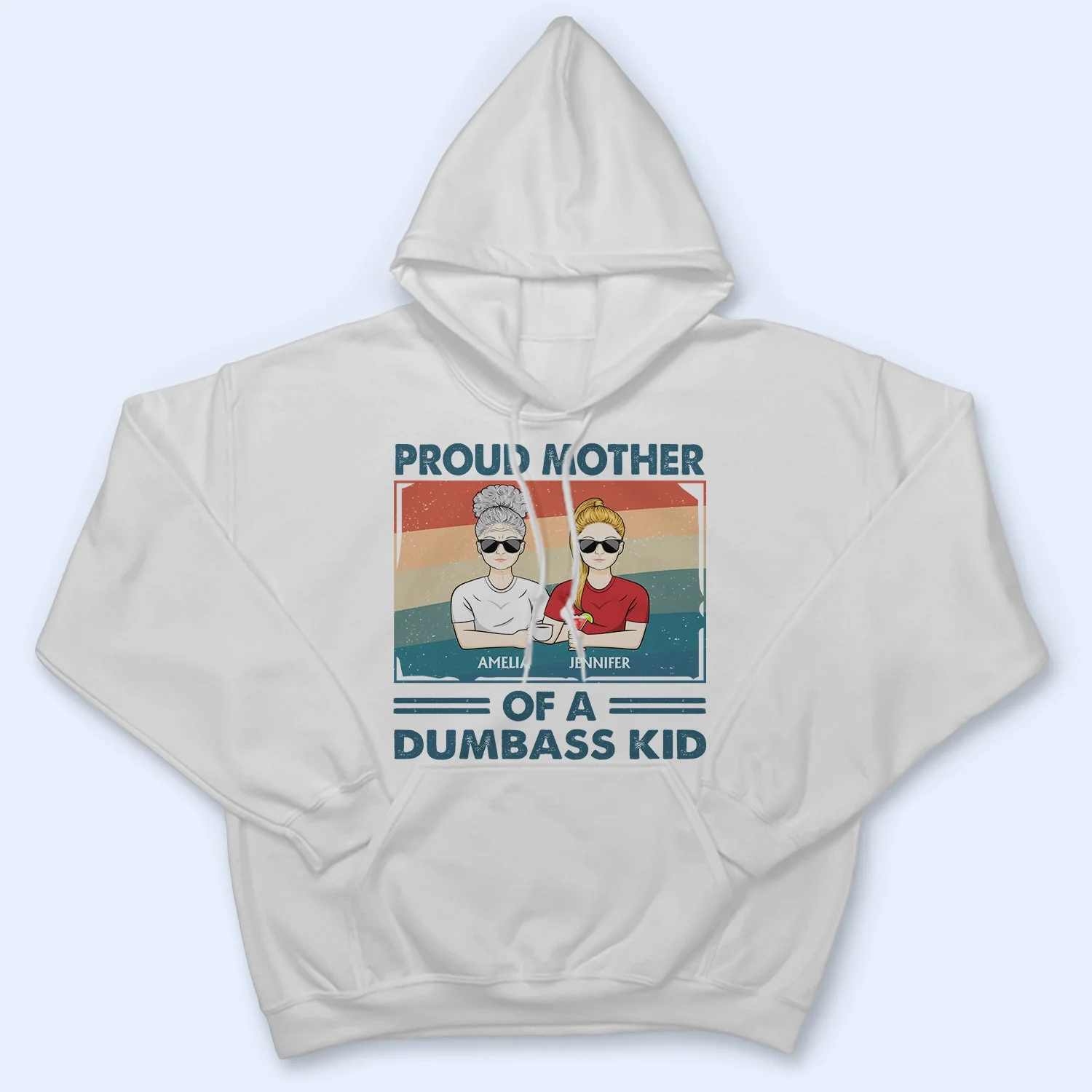 Proud Mother Of A Few Kids - Funny Gift For Mother, Mom, Grandma - Personalized T Shirt - Image 4