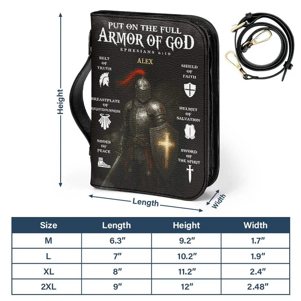 Put On The Full Armor Of God Bible - Personalized Bible Cover - Image 4