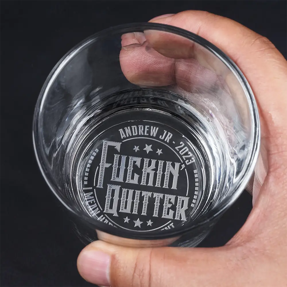 Quitter I Mean Happy Retirement - Personalized Engraved Whiskey Glass - Image 4