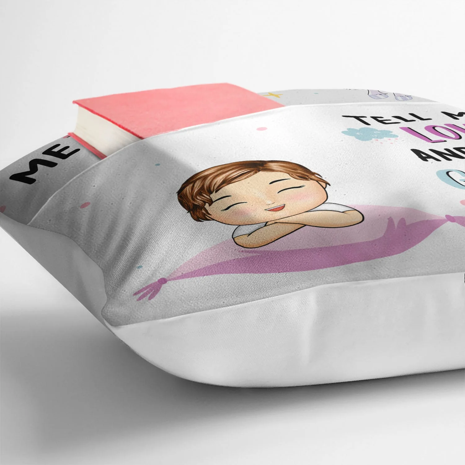 Read Me A Story - Gift For Kids - Personalized Pocket Pillow - Image 4