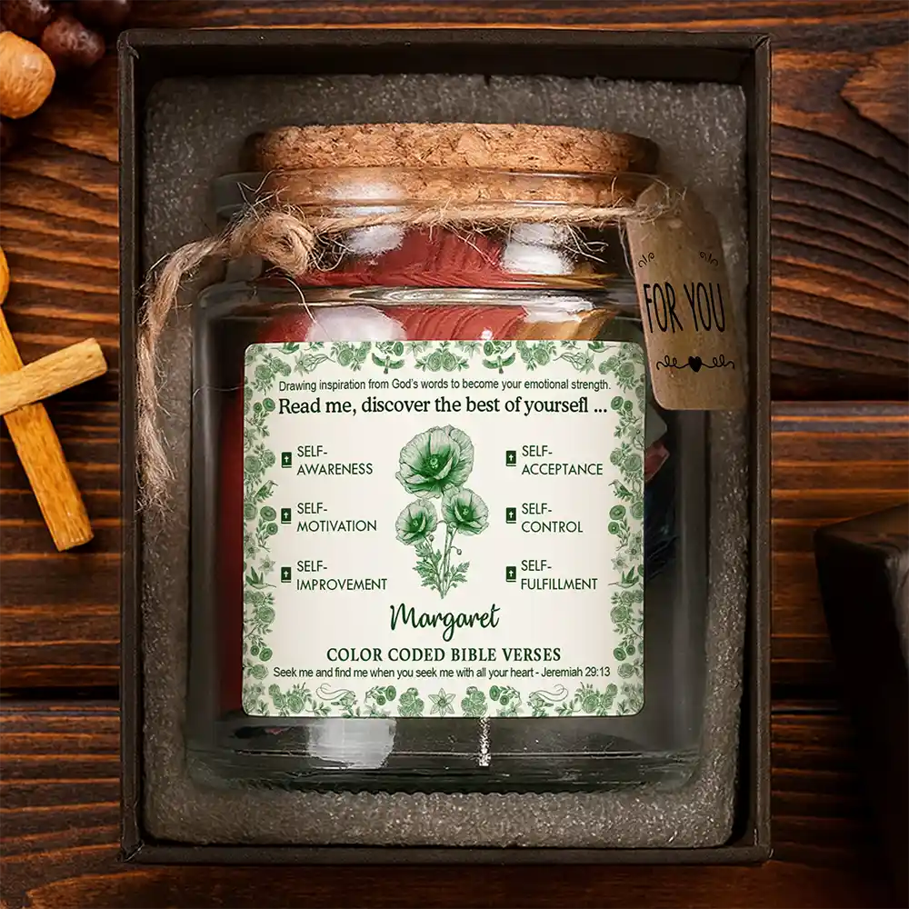 Read Me Discorver The Best Of - Personalized Bible Verse Jar - Image 5