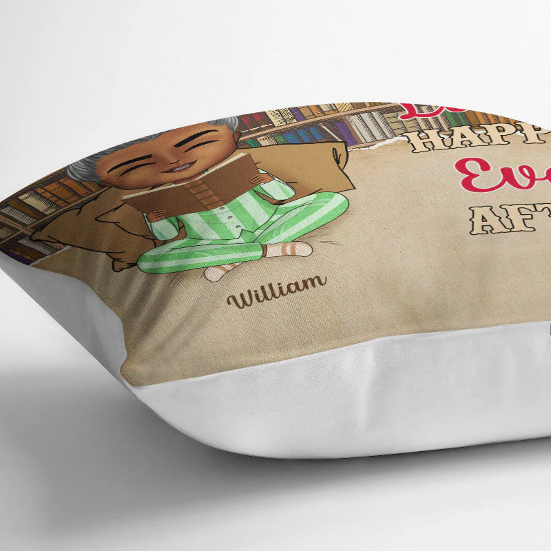 Reading Chibi Boy Just A Boy - Personalized Custom Pillow - Image 3