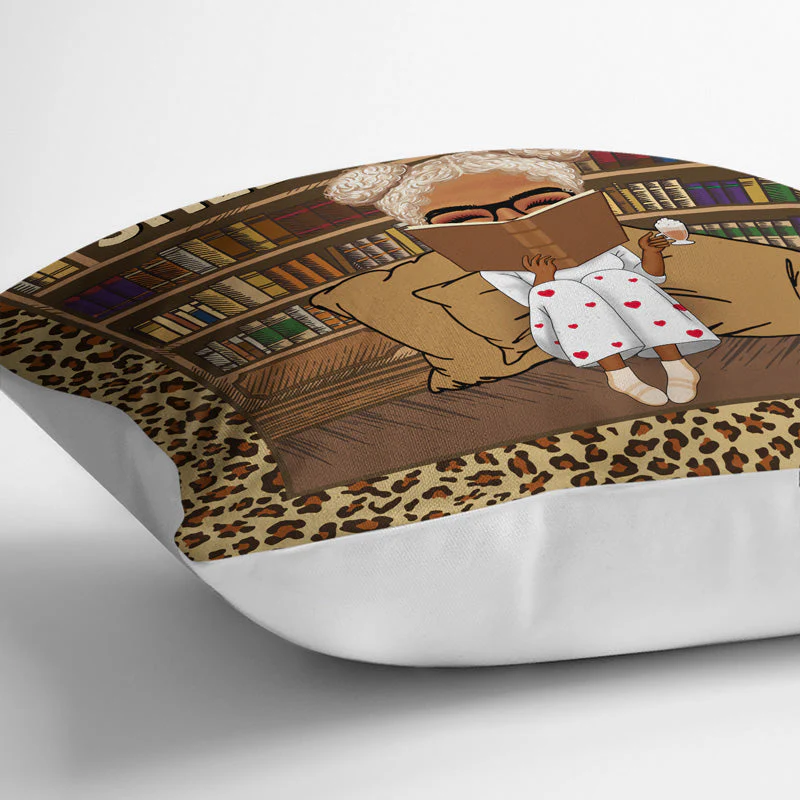 Reading I Have No Shelf Control - Gift For Book Lovers - Personalized Pillow - Image 3