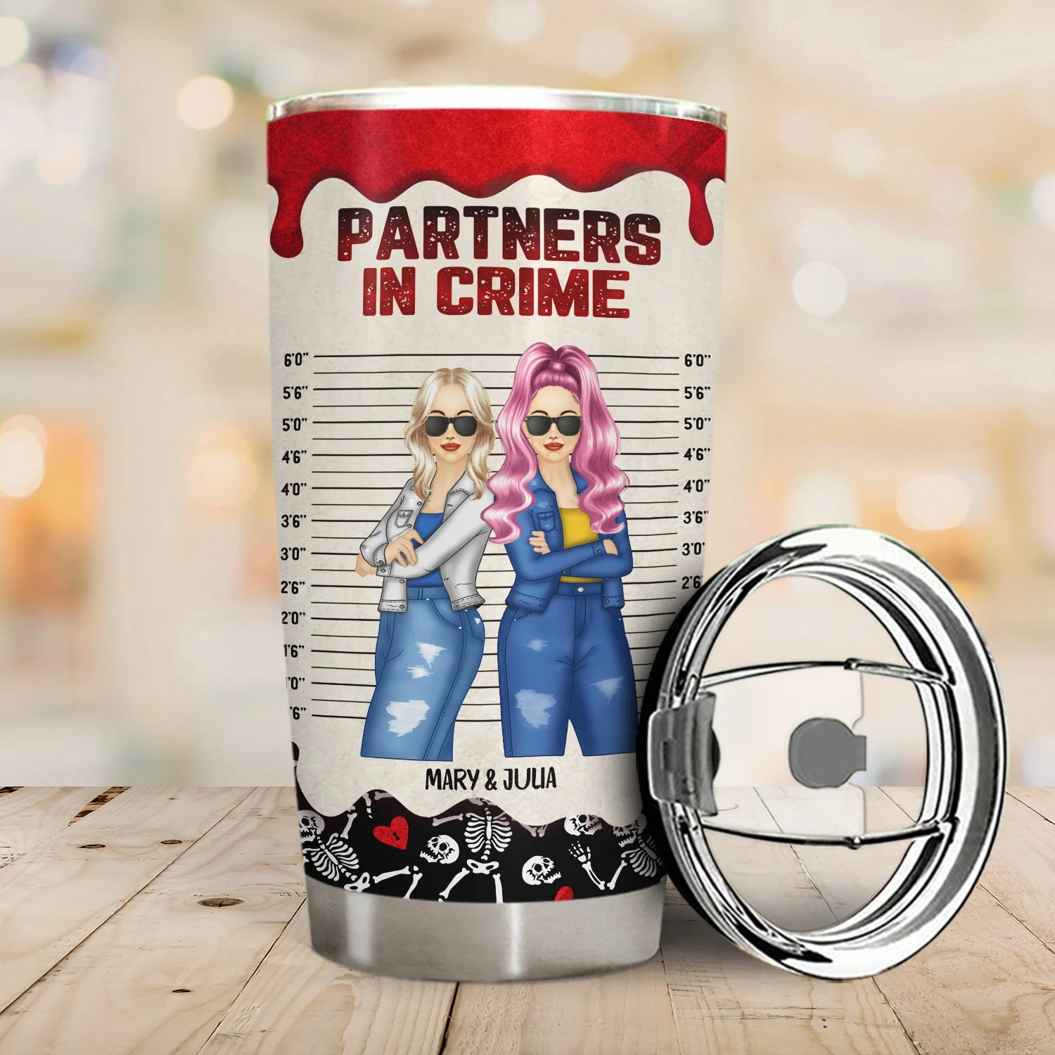 Ready With A Shovel - Gift For Bestie - Personalized Tumbler - Image 2