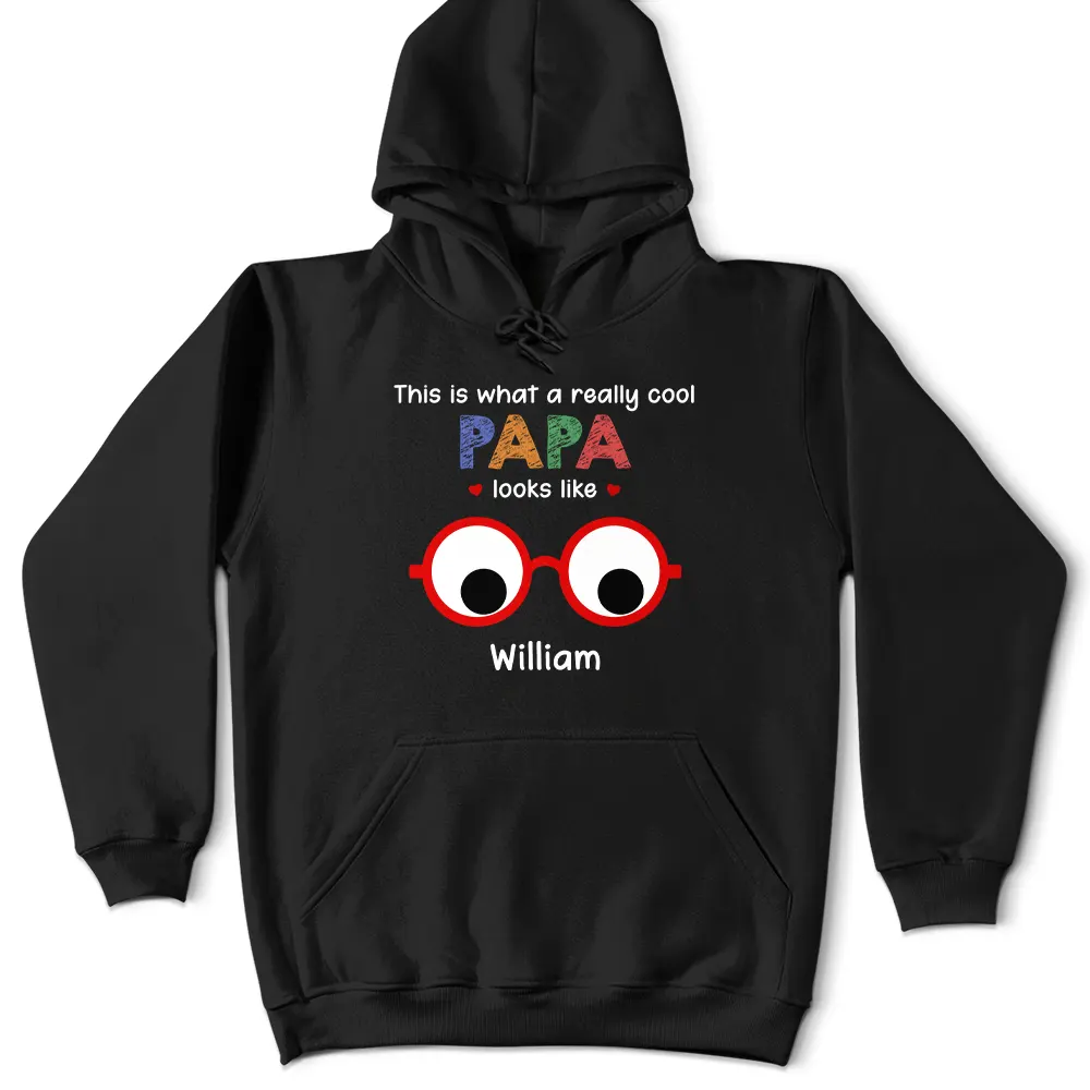 Really Cool Dad Looks Like - Personalized T Shirt - Image 4