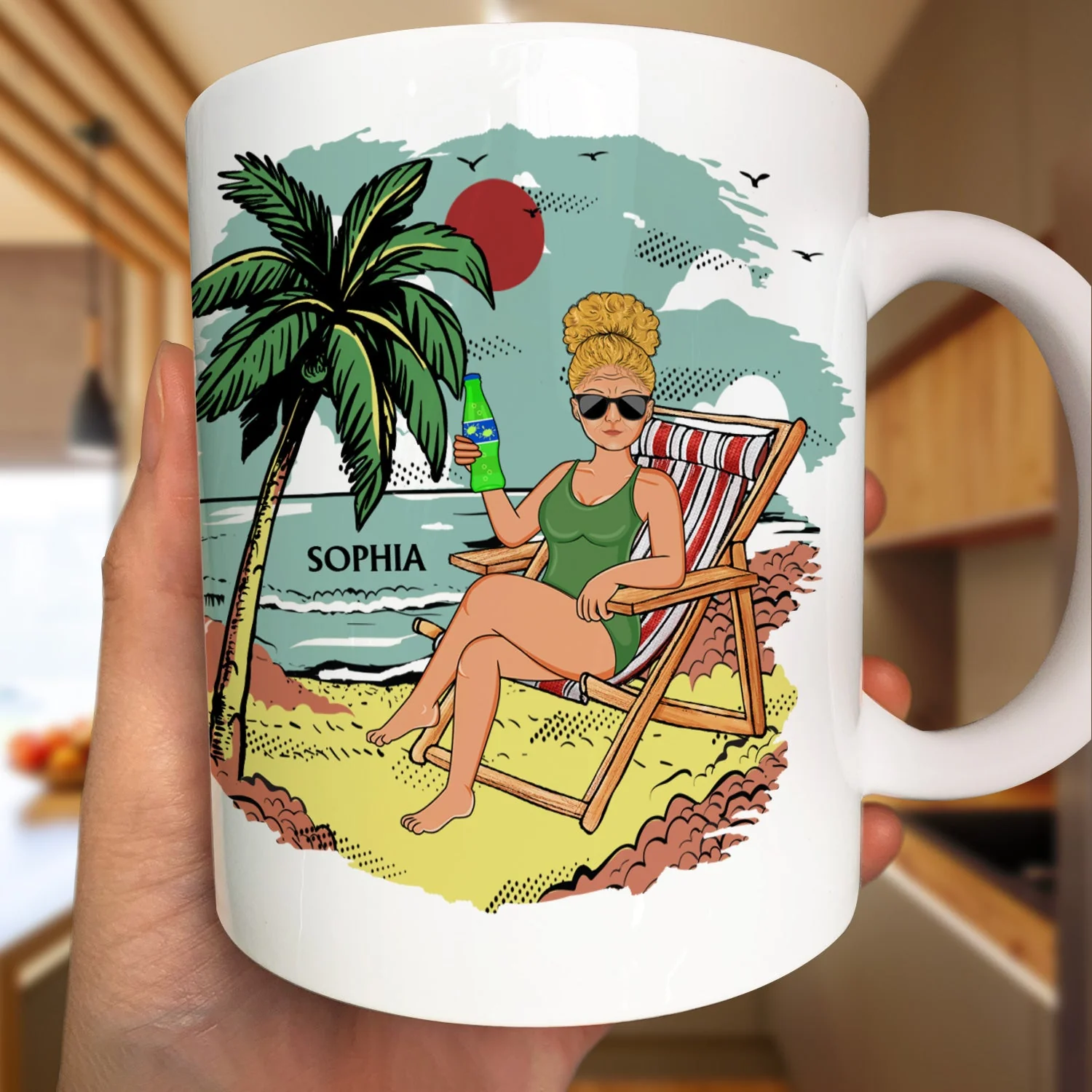 Retirement Weekly Schedule - Personalized Mug - Image 3