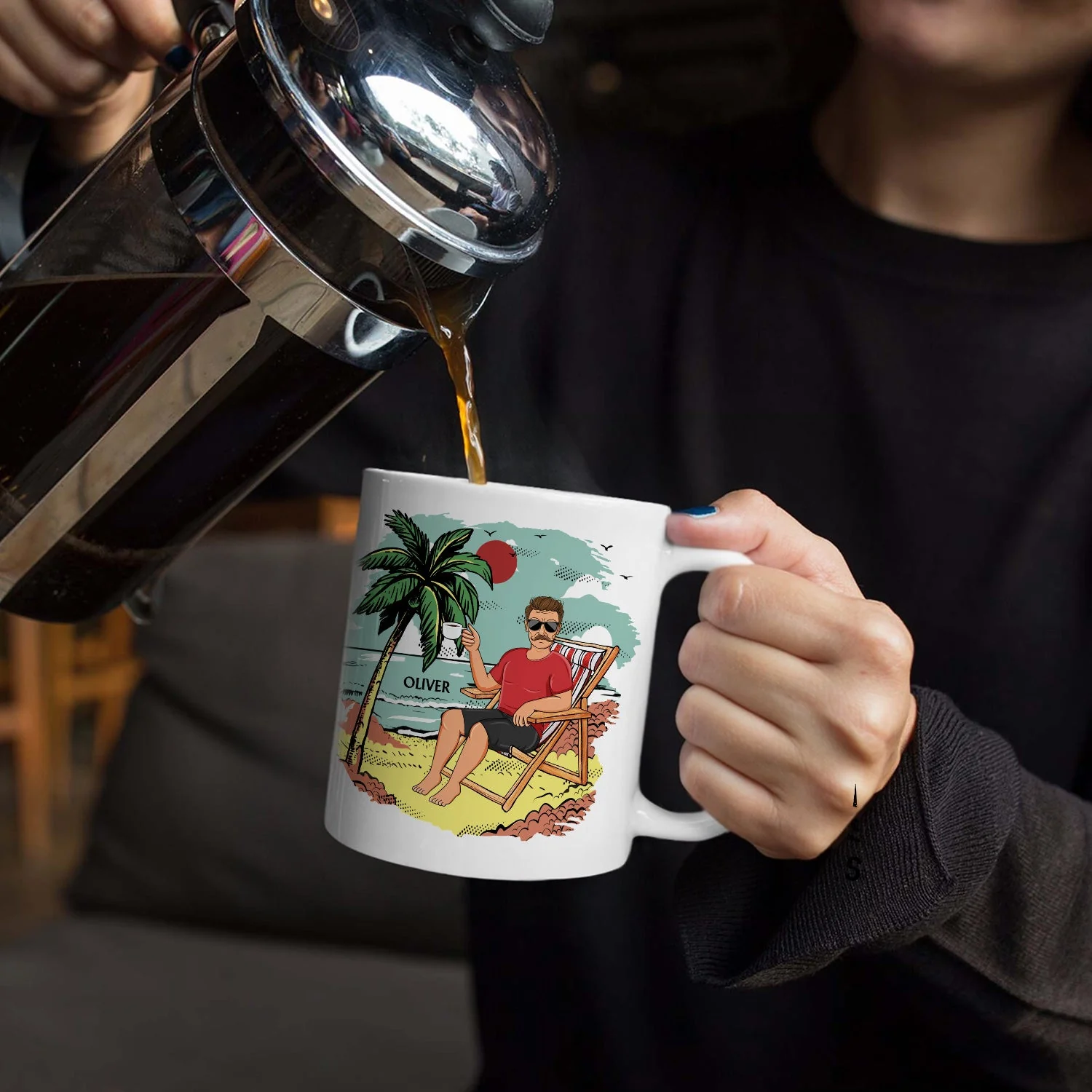 Retirement Weekly Schedule - Personalized Mug - Image 5
