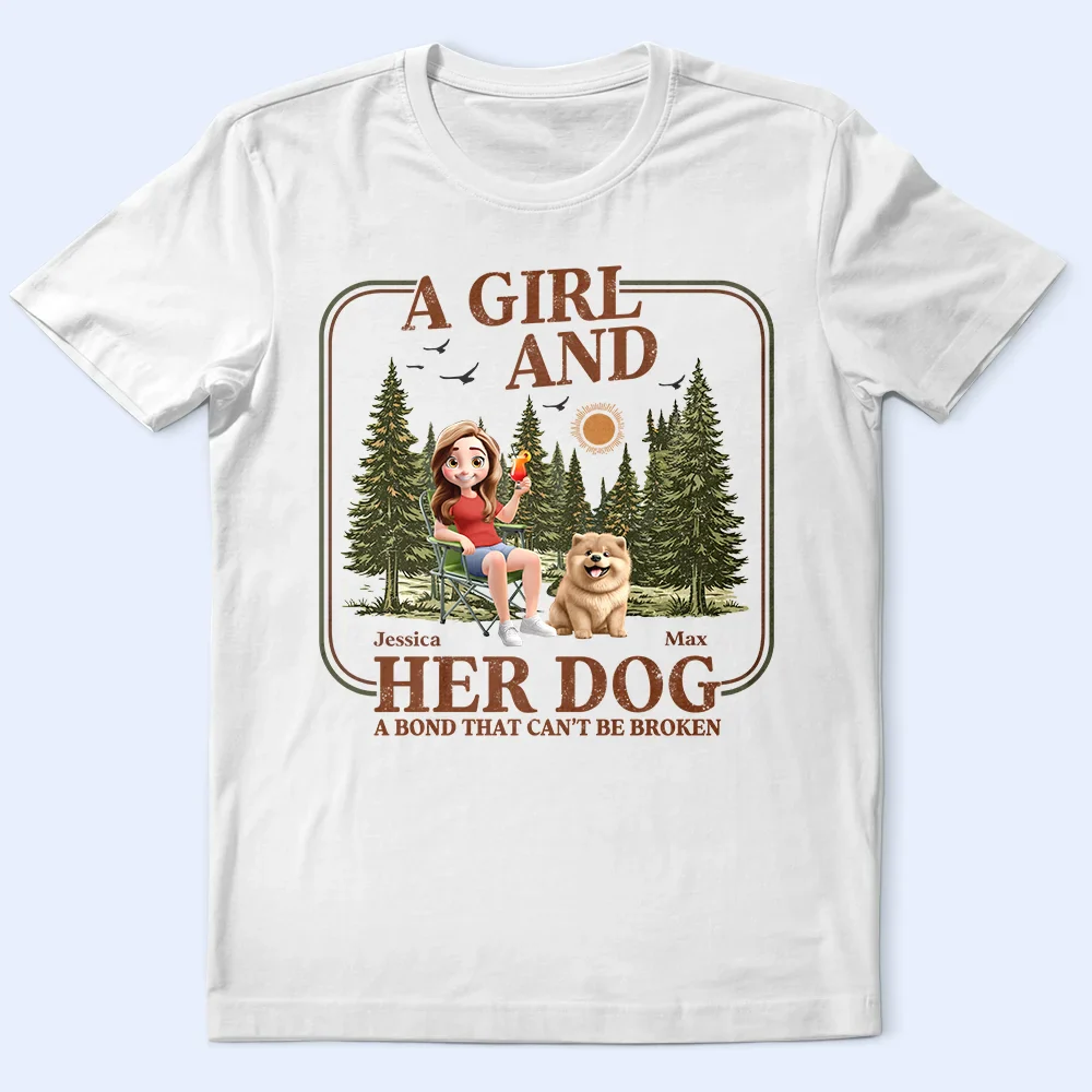 Retro Camping A Bond That Can't Be Broken - Personalized T Shirt
