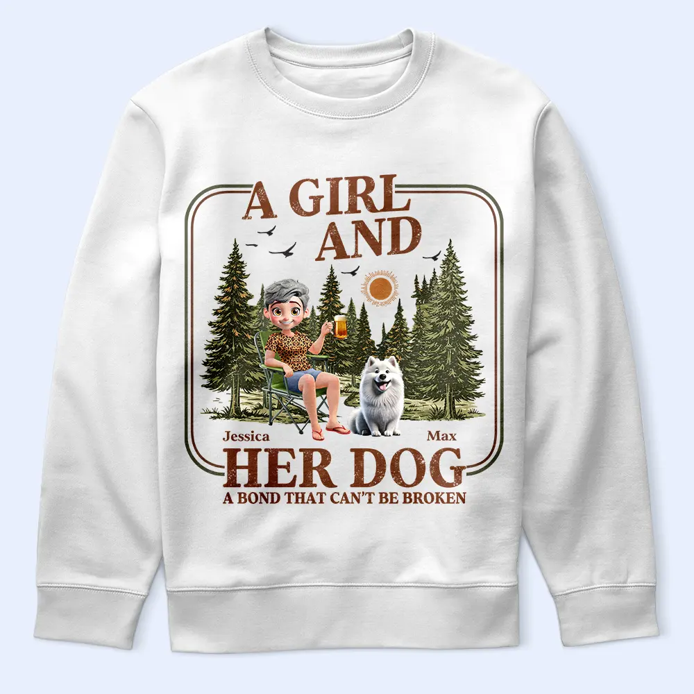 Retro Camping A Bond That Can't Be Broken - Personalized T Shirt - Image 5