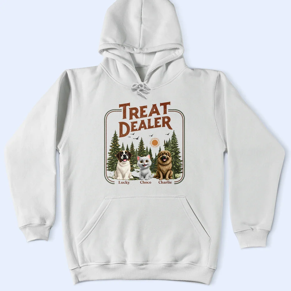 Retro Camping Treat Dealer - Personalized T Shirt - Image 4