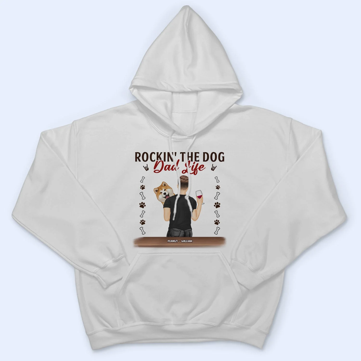 Rockin' The Dog Mom Dog Dad Life - Gift For Dog Lovers - Personalized T Shirt - Image 5