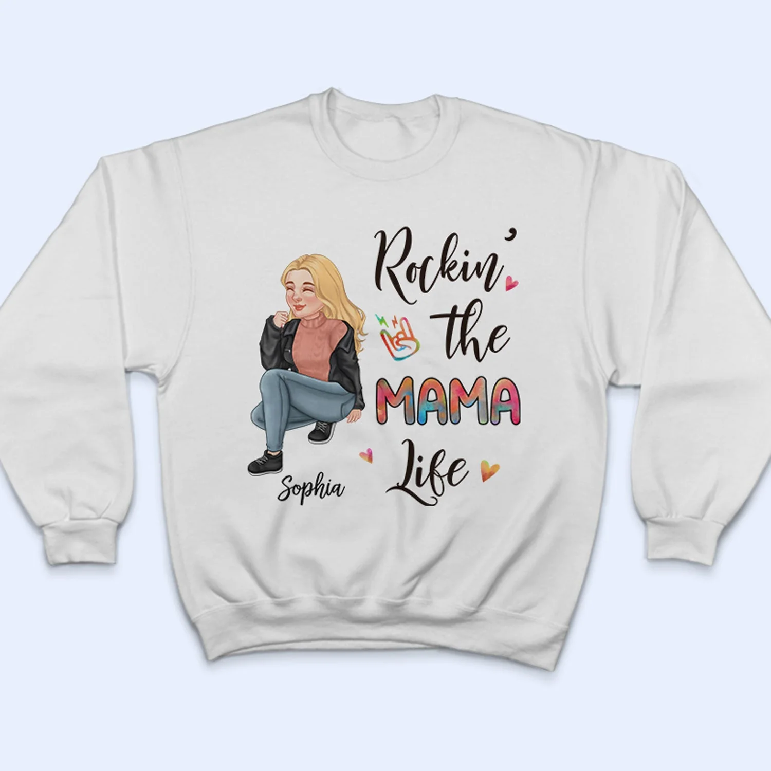 Rockin' The Nana Life - Gift For Grandma, Mom - Personalized T Shirt - Image 5