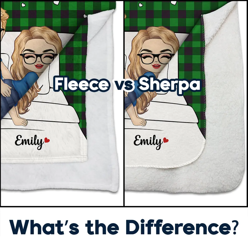 Roses Are Red The Morning Is Foggy - Personalized Fleece Blanket, Sherpa Blanket - Image 4