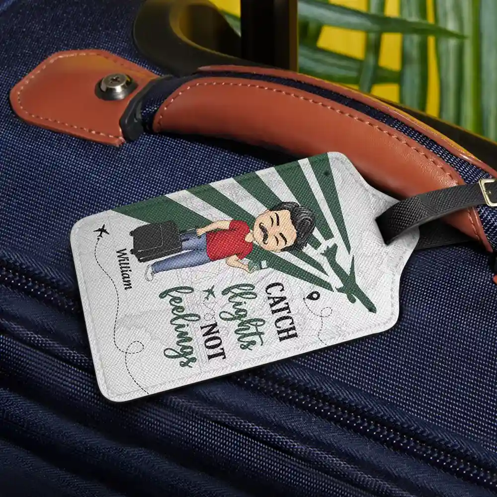 Say Yes To New Adventure - Personalized Luggage Tag - Image 2