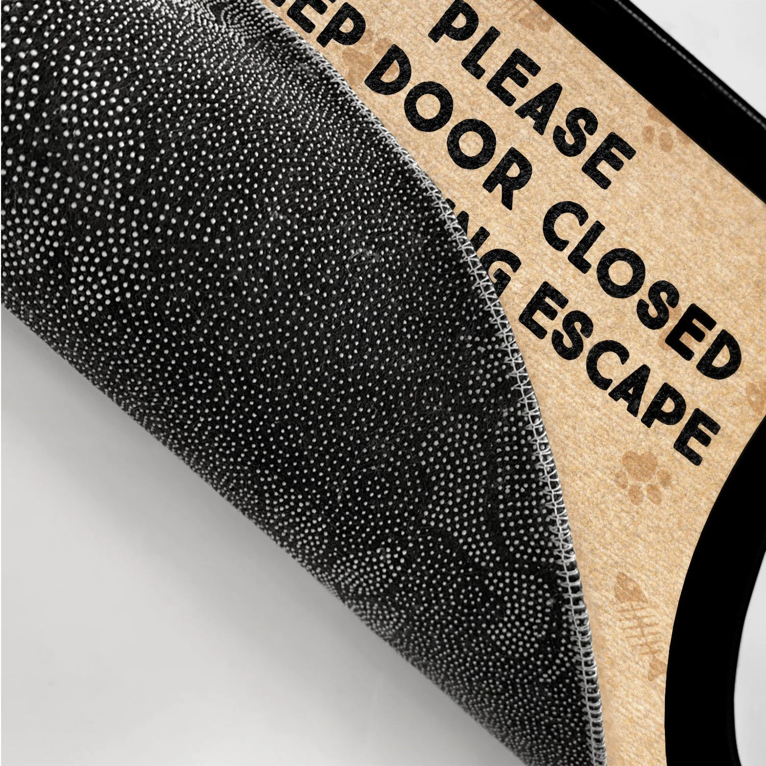Semi Real Cats Planning Escape - Gift For Cat Lovers - Personalized Doormat - Image 3