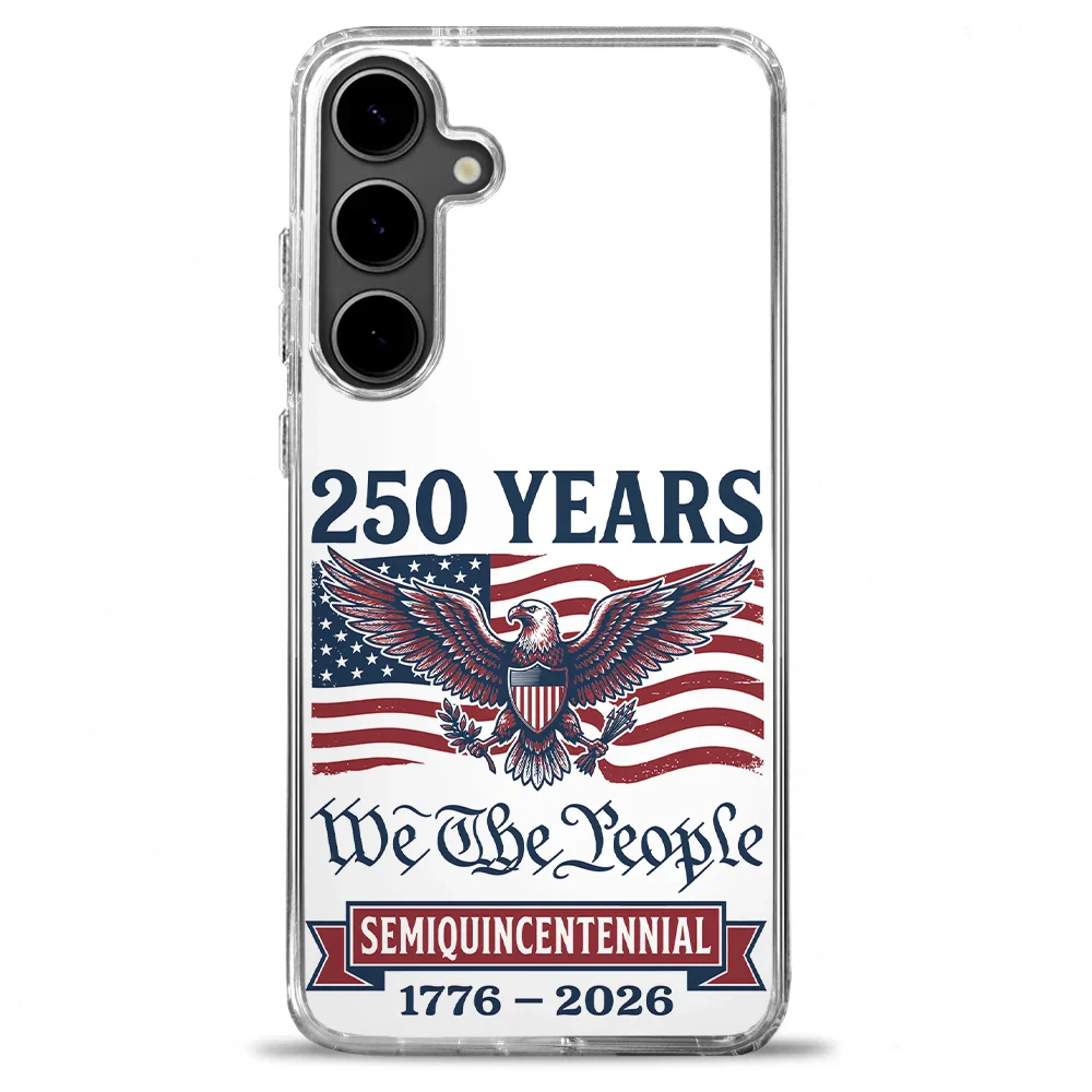 Semiquincentennial Eagle 250th Anniversary We The People - Clear Phone Case - Image 2