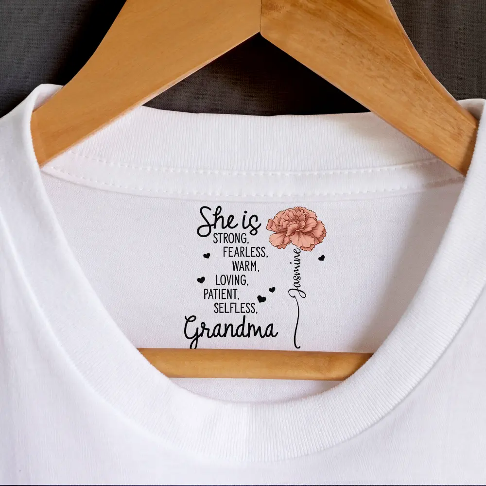 She Is Mom - Personalized T Shirt - Image 2