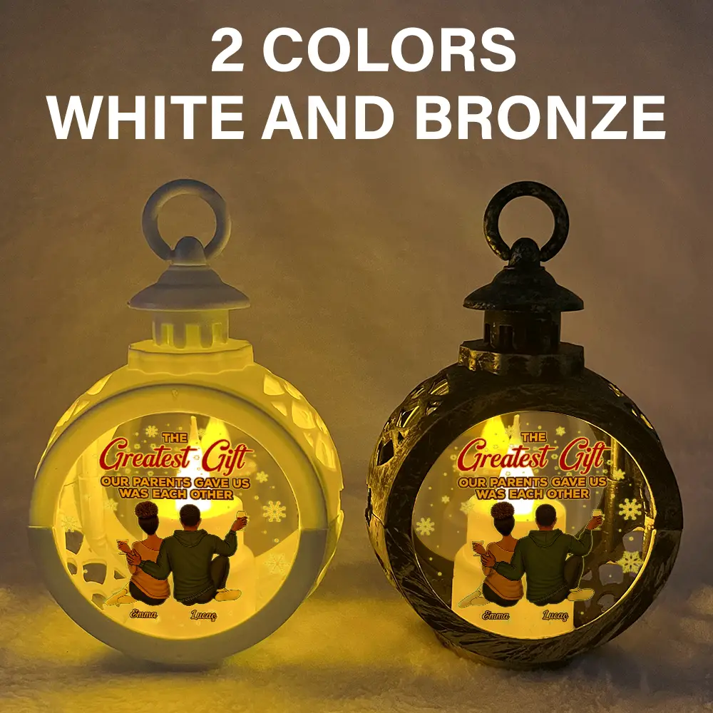 Sibling Cousin The Greatest Gift Our Parents Gave Us - Personalized Candlelight Lantern Ornament - Image 5