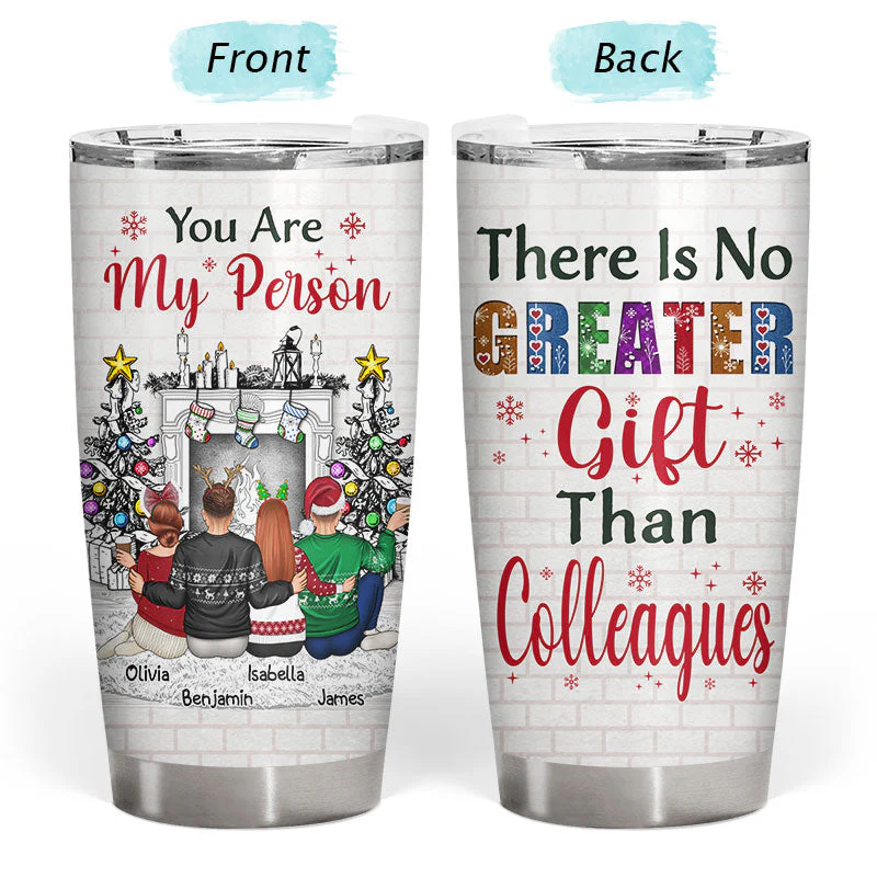 Sisters & Brothers Will Always Be Connected By Heart - Christmas Gift For Siblings And Best Friends - Personalized Custom Tumbler - Image 3
