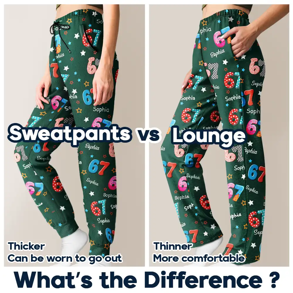 Six Seven Funny Slang - Personalized Pajama Pants - Image 6