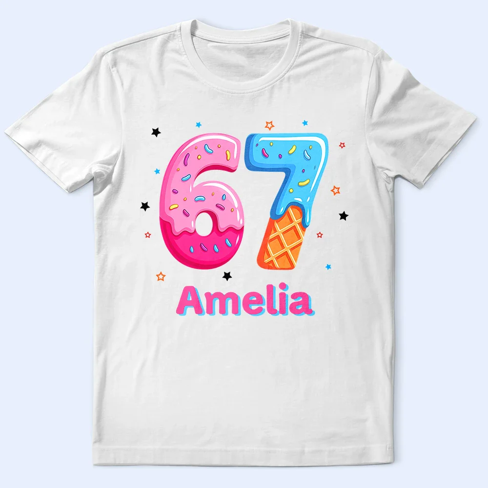 Six Seven Funny Slang - Personalized T Shirt - Image 2