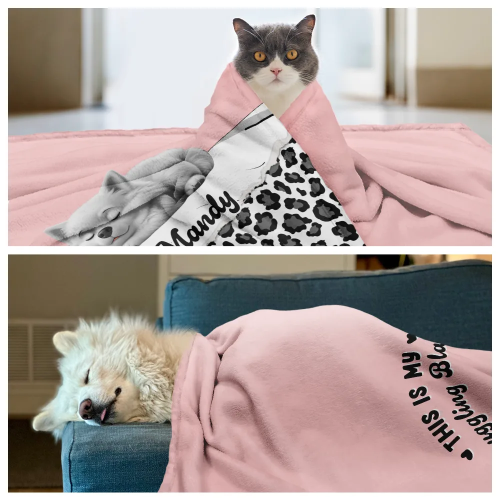Snuggling Blanket - Personalized Pet Blanket - Image 4