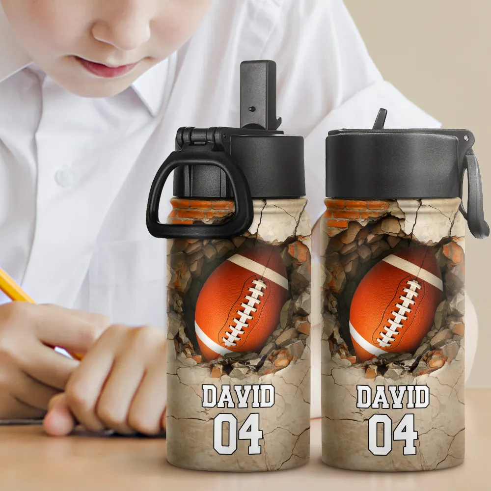 Sport Gifts For Kid - Personalized Kids Water Bottle - Image 2