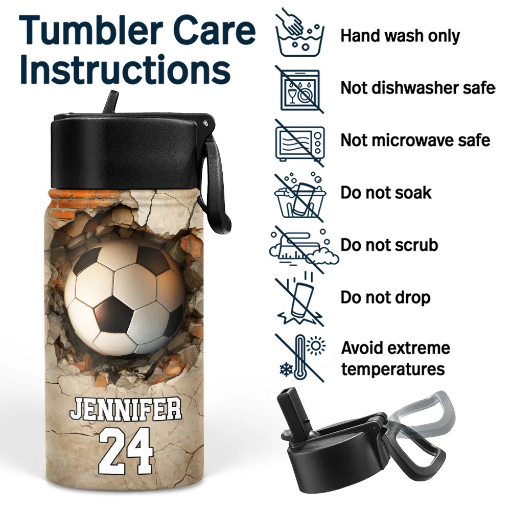 Sport Gifts For Kid - Personalized Kids Water Bottle - Image 5