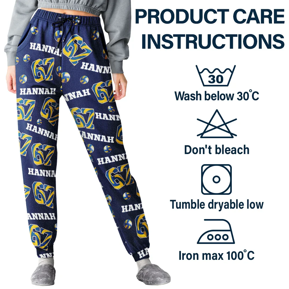 Sport Slang 67 Six Seven - Personalized Pajama Pants - Image 5