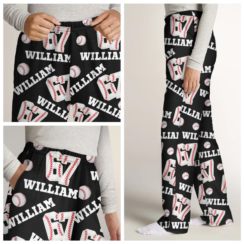 Sport Slang 67 Six Seven - Personalized Pajama Pants - Image 7