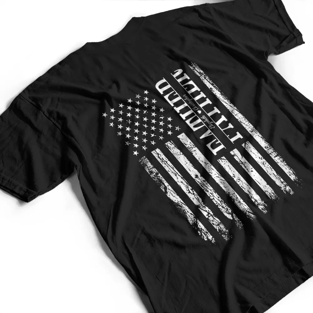 Stars & Stripes Dad Grandpa We Love You - Personalized T Shirt - Image 3