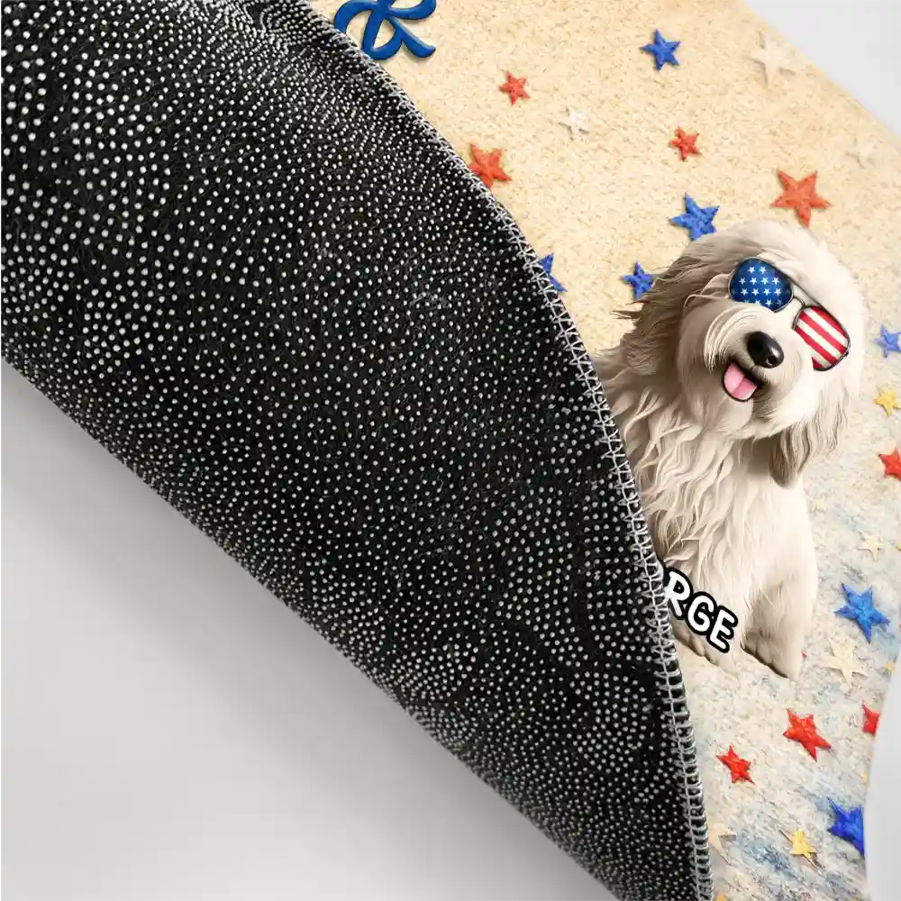 Stars & Stripes Liberty Loyalty Lot Of Treats - Personalized Doormat - Image 3