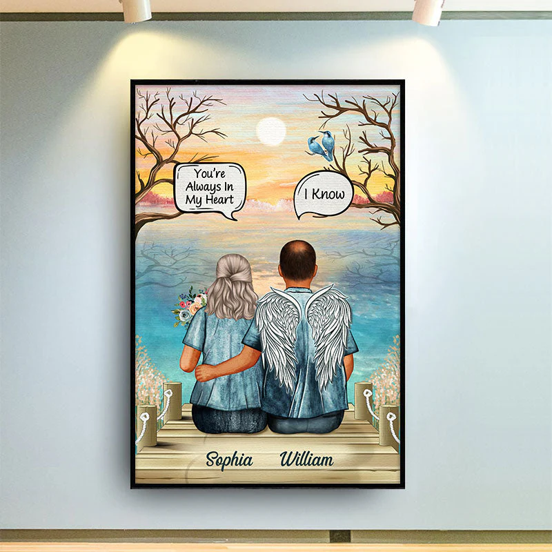 Still Talk About You Family Sympathy - Memorial Gift - Personalized Custom Poster - Image 2