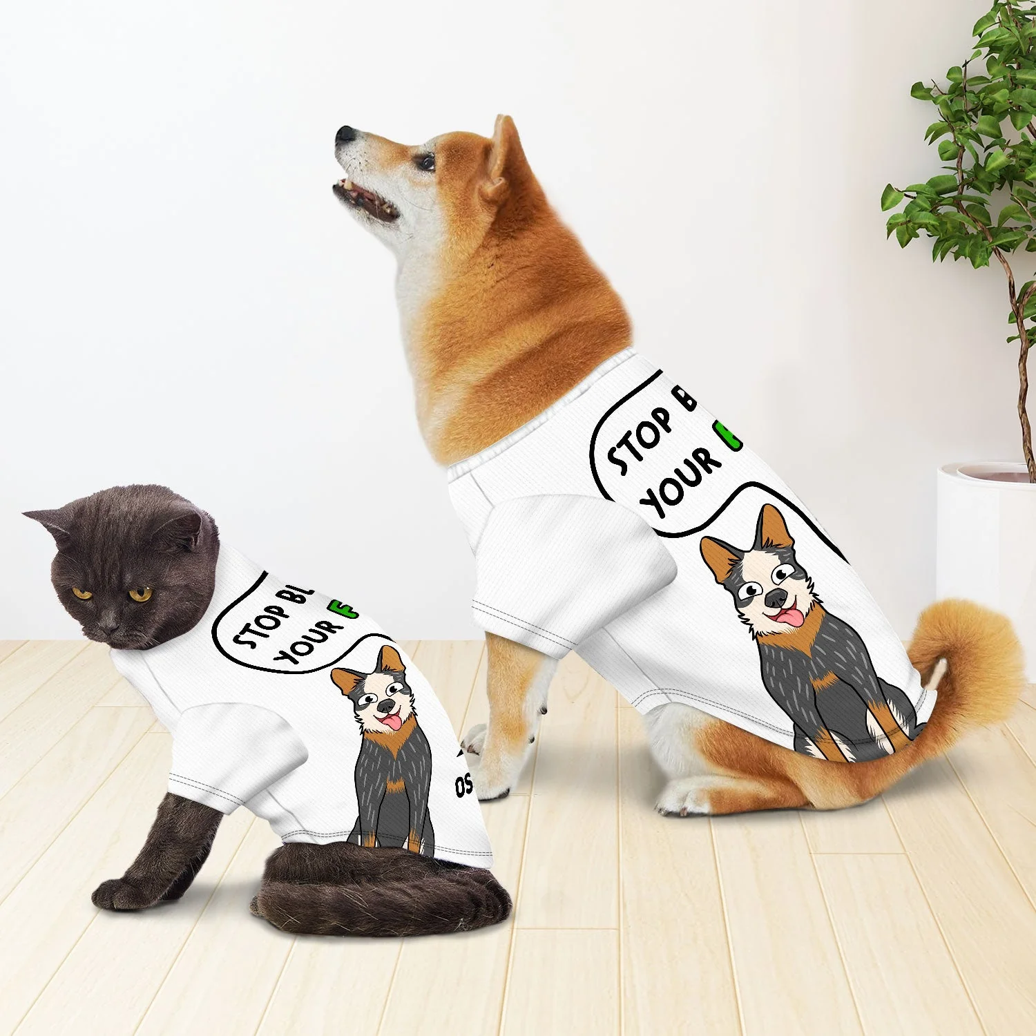 Stop Blaming Your Farts On Me - Funny Gift For Dad, Dog Father, Pet Lover - Personalized Pet Shirt - Image 4