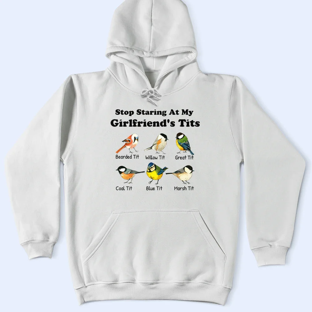 Stop Staring At My Wife - Personalized T Shirt - Image 4